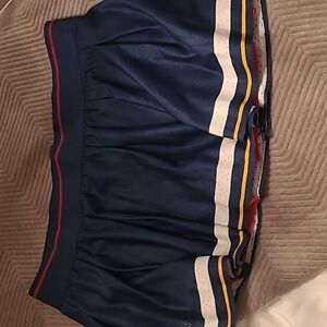 adidas Navy Mini Skirt with Red, White and Yellow Banding